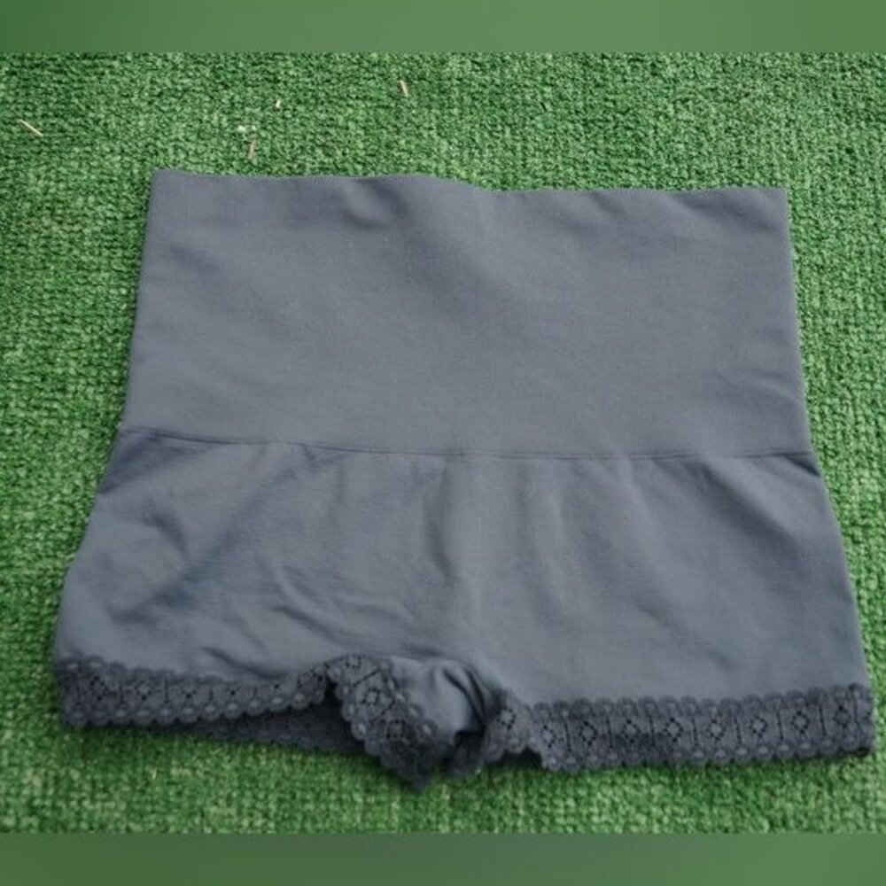Cass Invisibellas Blue Shape wear Shorts with Lace Trim Size S/M